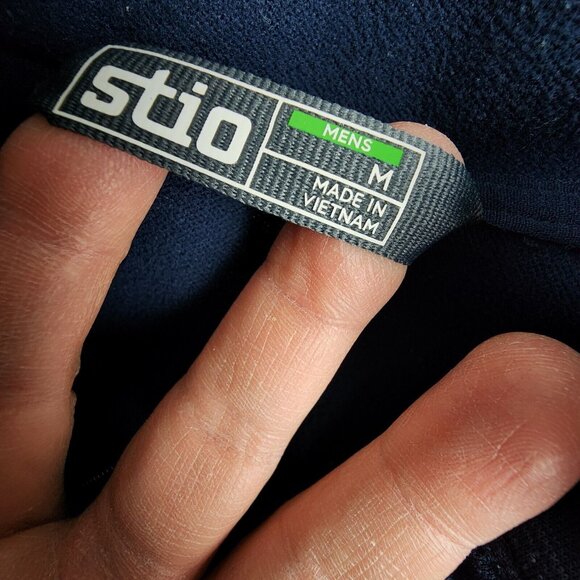 Stio Men's Mountain Shadow Gannett Peak Half-zip Pullover Fleece Jacket Blue Med - Picture 6 of 12